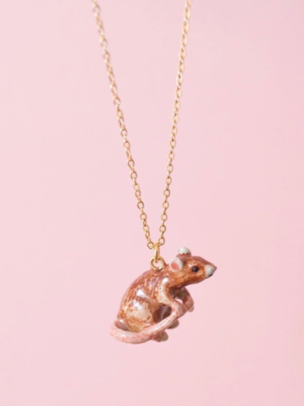 NIB Camp Hollow Rat Necklace